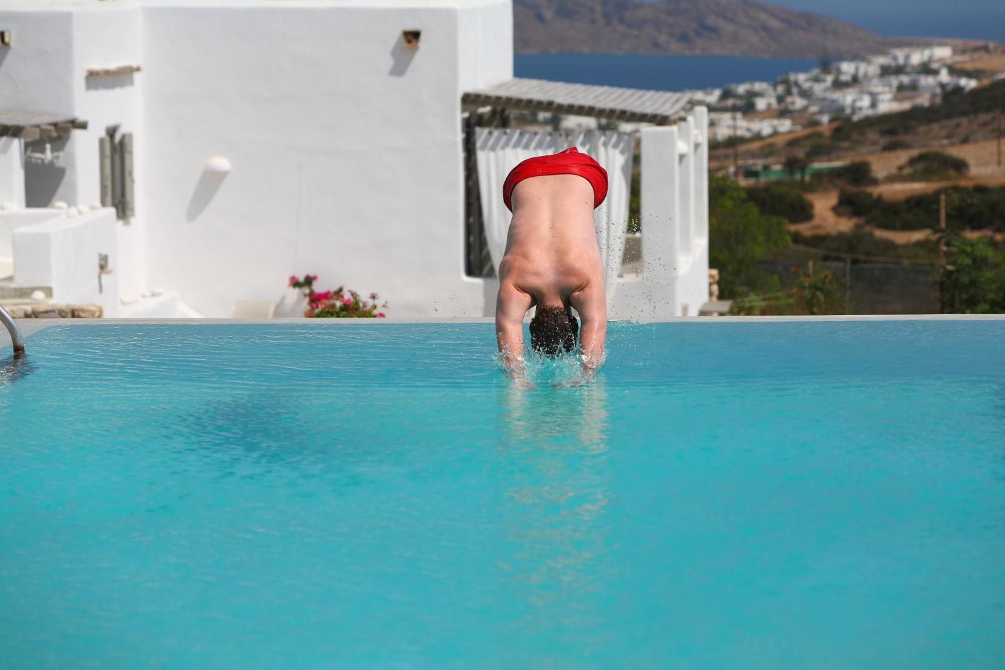 Naoussa Hills Boutique Resort- Adults Only Paro Esterno foto